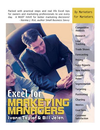 Cover for Excel for Marketing Managers