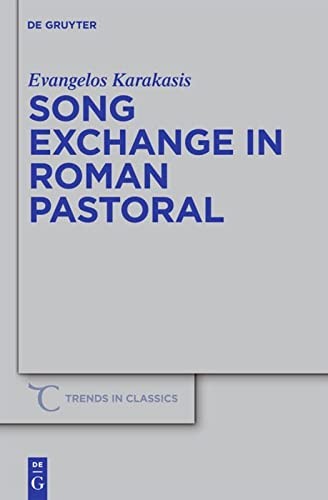 Cover for Song exchange in Roman pastoral