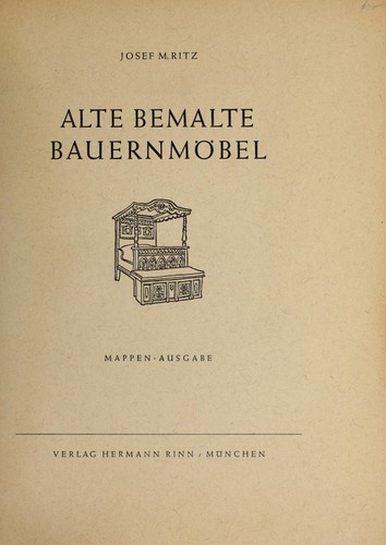 Cover for Alte bemalte Bauernmöbel