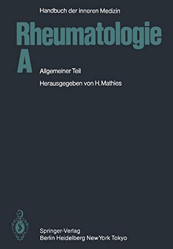 Cover for Rheumatologie A