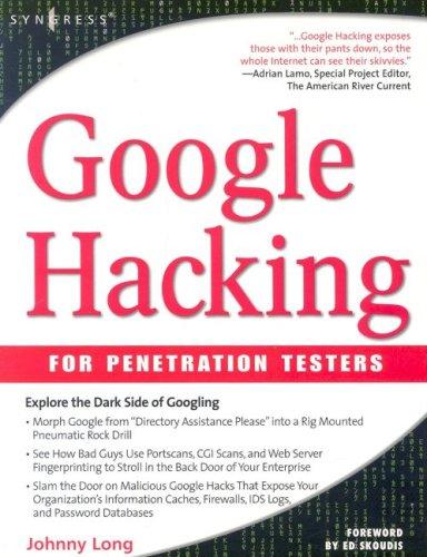 Cover for Google Hacking for Penetration Testers, Volume 1