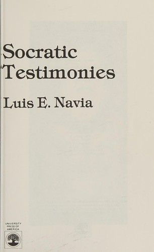 Cover for Socratic Testimonies