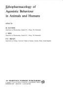 Cover for Ethopharmacology of agonistic behaviour in animals and humans