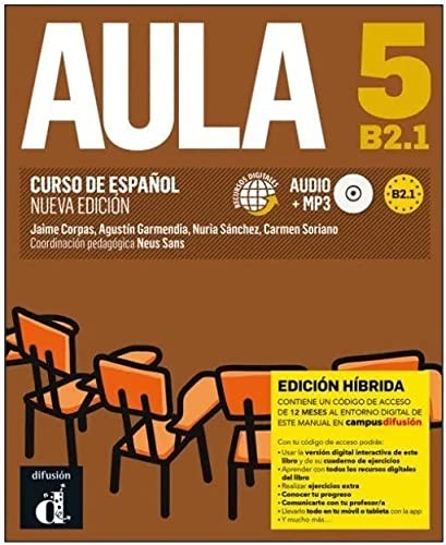 Cover for Aula Nueva edicion 5 Ed.hibrida L. del alumno