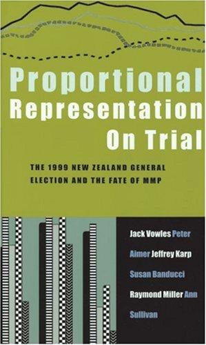 Cover for Proportional Representation on Trial