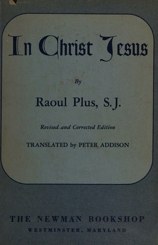 Cover for In Christ Jesus,