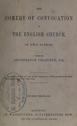 Cover for The comedy of convocation in the English Church