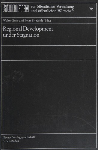 Cover for Regional development under stagnation