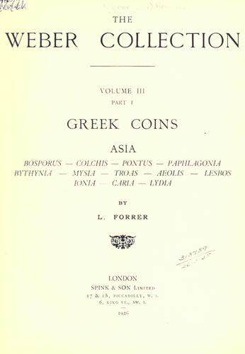 Cover for The Weber collection