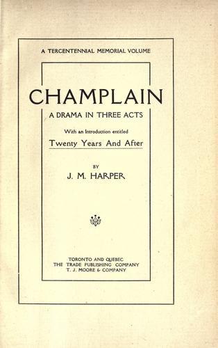 Cover for Champlain