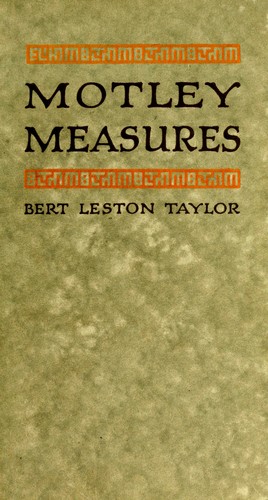Cover for Motley measures