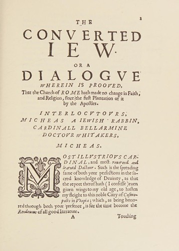 Cover for The converted Jew
