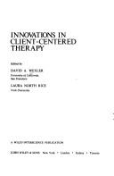 Cover for Innovations in client-centered therapy.