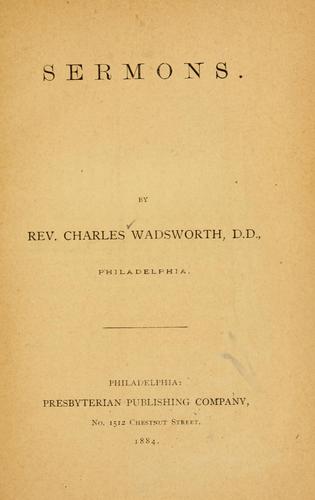 Cover for Sermons