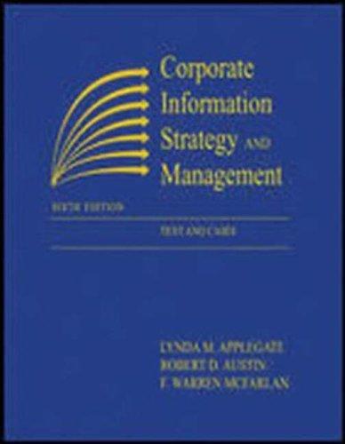 Cover for Corporate Information Strategy and Management