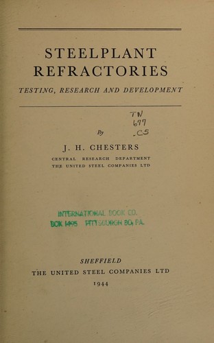 Cover for Steelplant Refractories