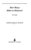 Cover for How Many Miles to Babylon?