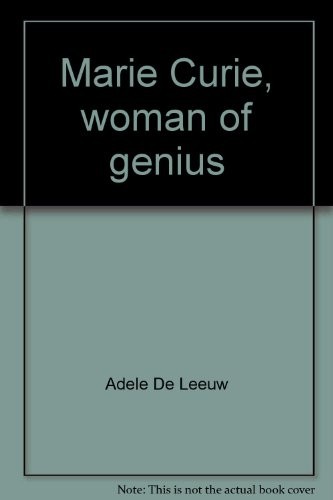 Cover for Marie Curie, woman of genius.