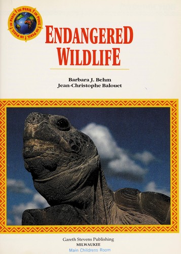Cover for Endangered wildlife