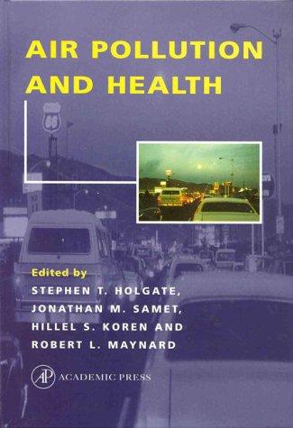 Cover for Air pollution and health