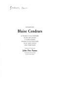 Cover for Voyager avec Blaise Cendrars