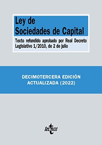 Cover for Ley de Sociedades de Capital