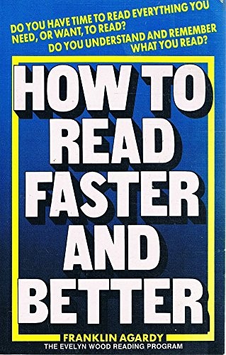 Cover for How to read faster and better