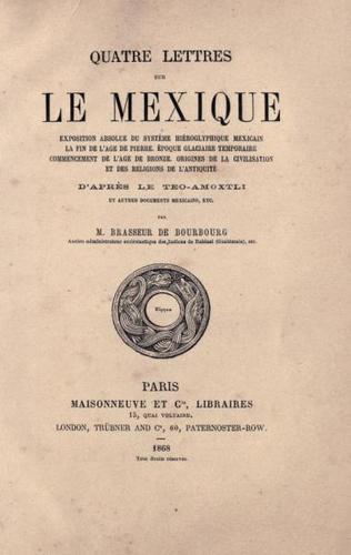 Cover for Quatre lettres sur le Mexique