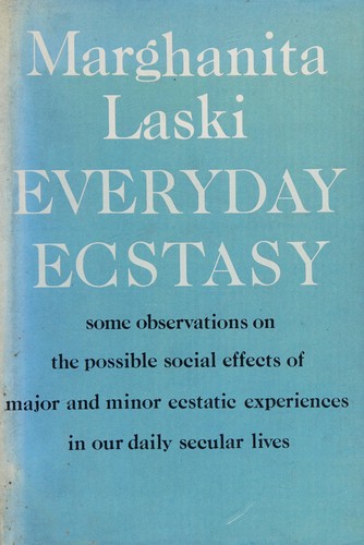 Cover for Everyday ecstasy