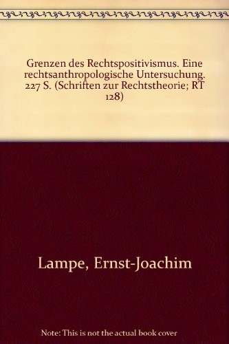 Cover for Grenzen des Rechtspositivismus