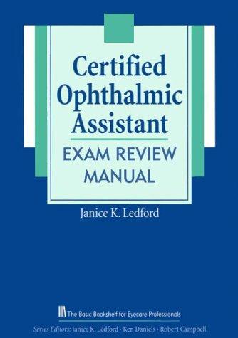 Cover for COA exam review manual