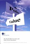 Cover for The shareholder executive and public sector businesses