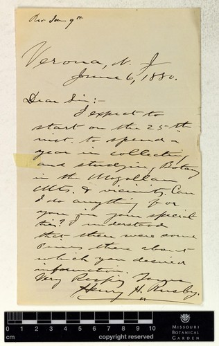 Cover for Correspondence