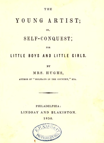 Cover for The young artist