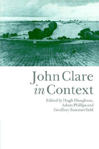 Cover for John Clare in Context