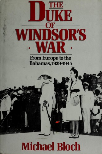 Cover for The Duke of Windsor's war