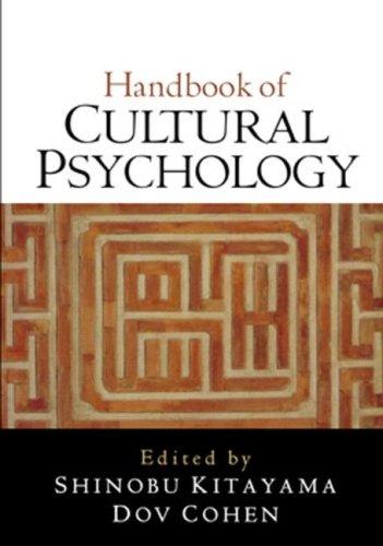 Cover for Handbook of Cultural Psychology