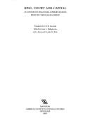 Cover for King, court, and capital