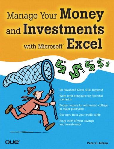 Cover for Manage Your Money and Investments with Microsoft Excel