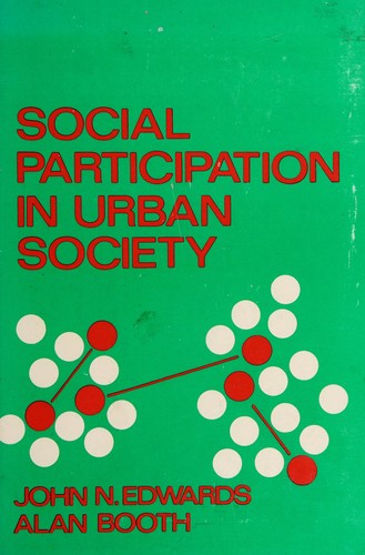 Cover for Social participation in urban society