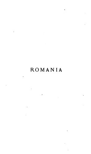 Cover for Romania
