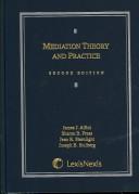 Cover for Mediation theory and practice