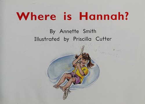Cover for RPM Rd Where Is Hannah? Is (PM Story Books Red Level)