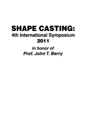 Cover for Shape casting