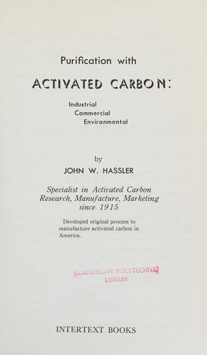 Cover for Purification with activated carbon