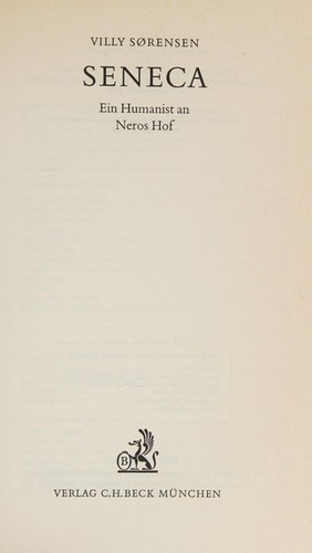 Cover for Seneca, ein Humanist an Neros Hof
