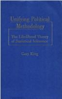 Cover for Unifying political methodology