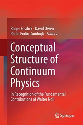 Cover for Conceptual Structure of Continuum Physics