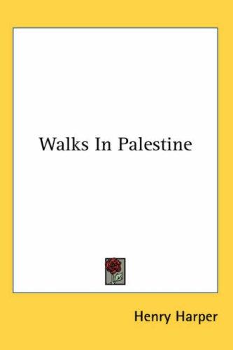 Cover for Walks in Palestine