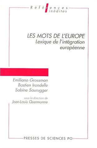 Cover for Mots de L'Europe